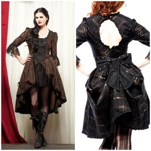 Lip Service goth Saloon Dress Steampunk Victorian cottagecore western pi…